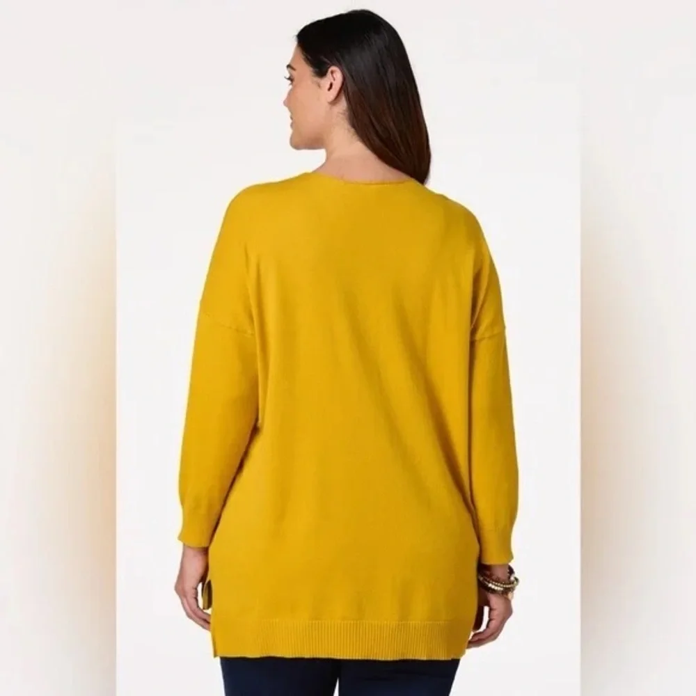 ❄️ Cato | PLUS SIZE SEAMED SWEATER NUGGET GOLD - Picture 3 of 6